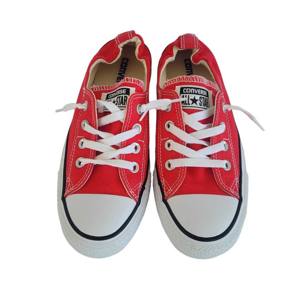Converse Chuck Taylor All Star Shoreline Slip on Low Canvas Sneakers Red Size 8